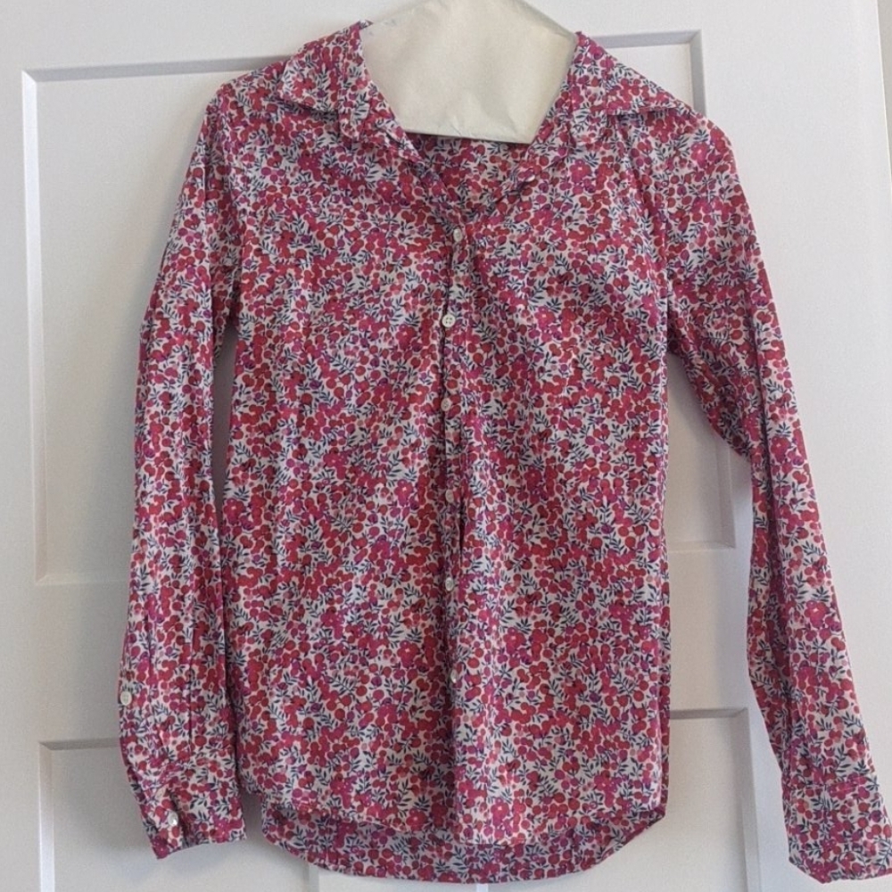 J. Crew Perfect Shirt in Liberty Fabric